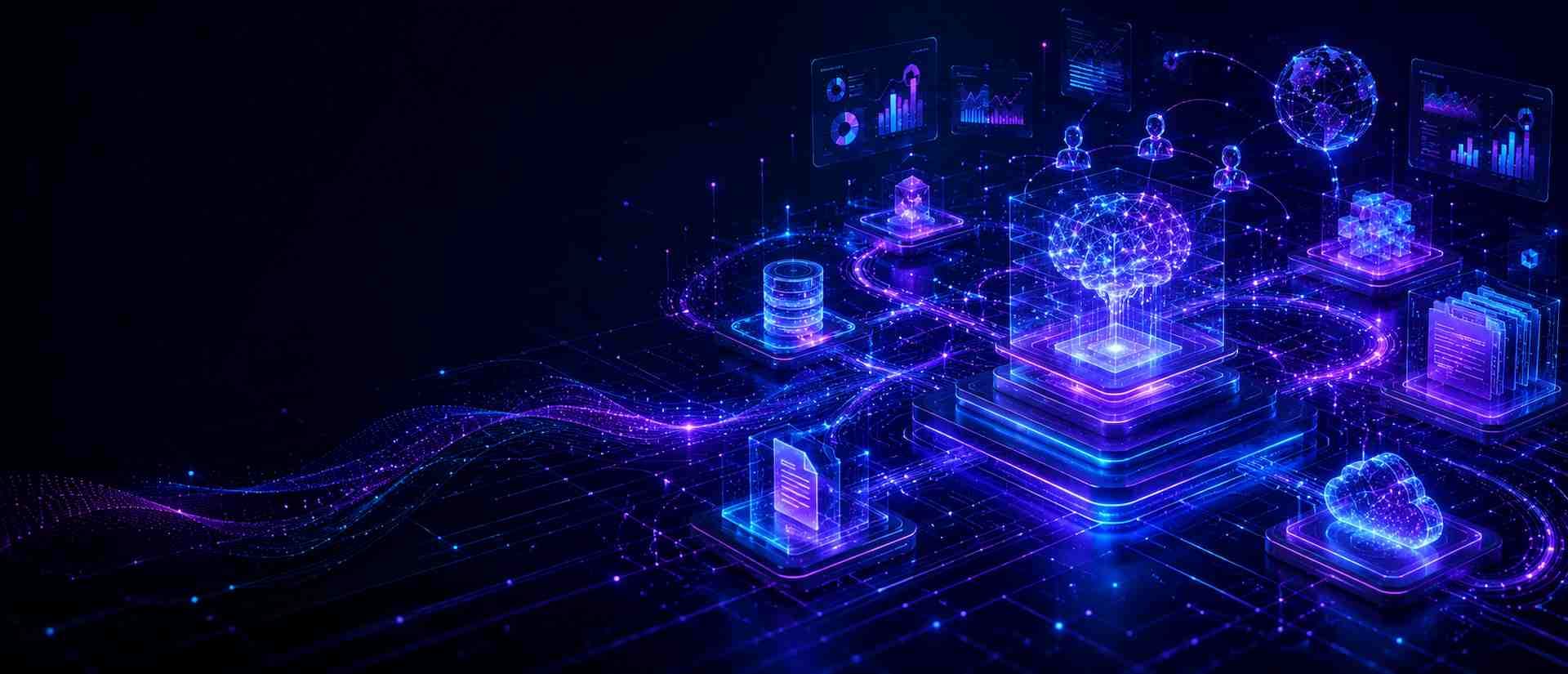 AI technology background
